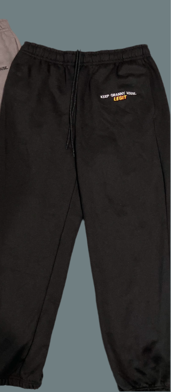 Keep Granny House Sweatpants Black